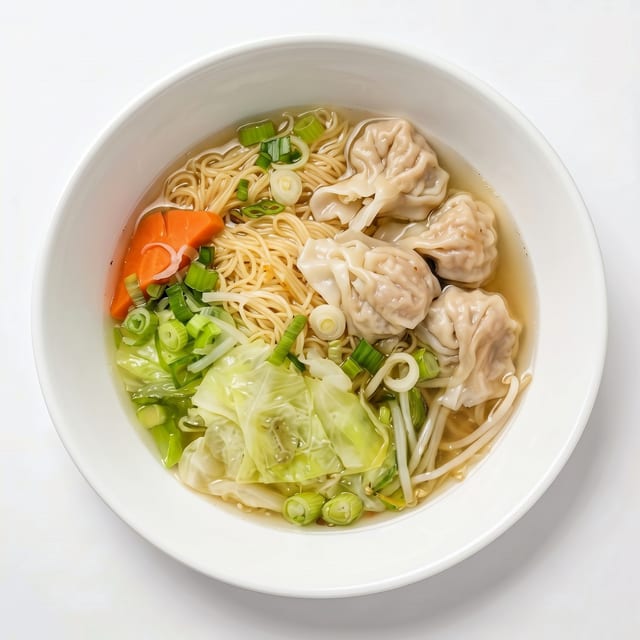 Wonton Noodle Soup.