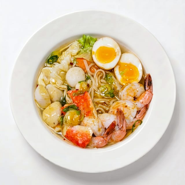 Seafood Curry Ramen.